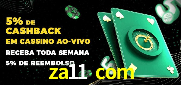 Promoções do cassino ao Vivo za11 com